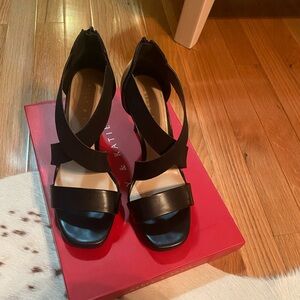 Katie & Kate black strappy heels